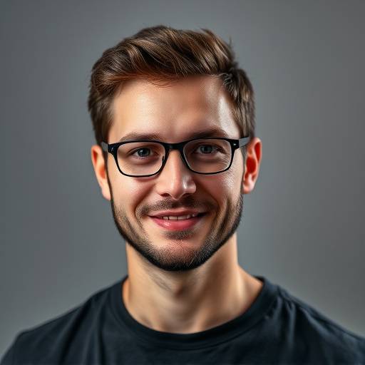 Portrait de Antoine Garnier, motion designer et animateur 2D/3D chez Cr√©ations Lumi√®re.